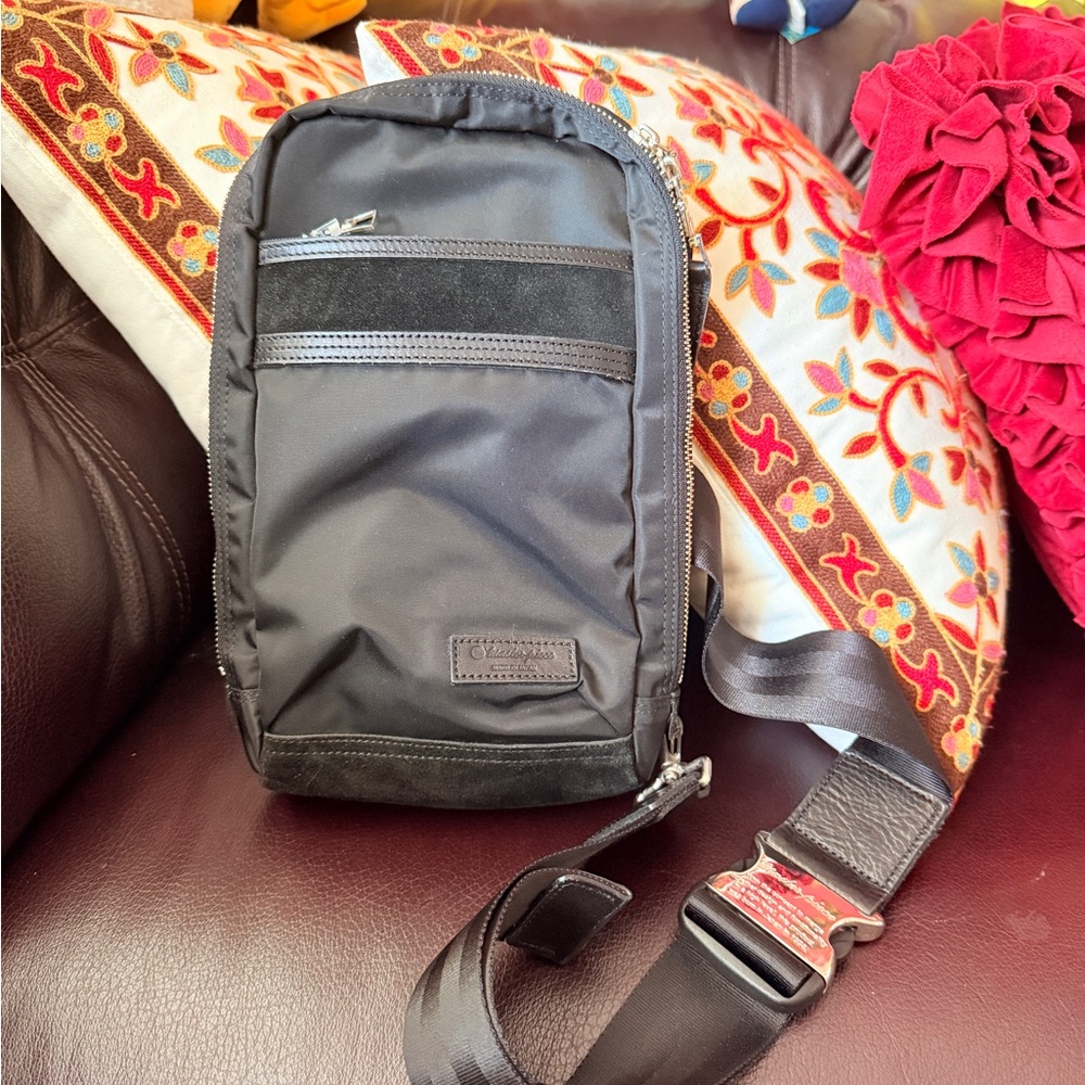 Master-piece Nylon Shoulder Bag Japan Mesh Back 3 External Pockets Used
